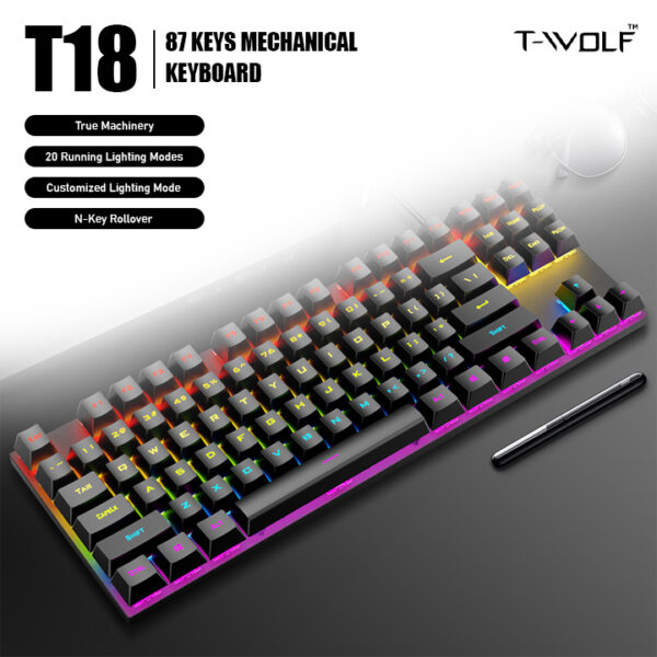 T-WOLF T18 MECHANICAL KEYBOARD